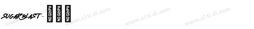 SugarBlast字体转换