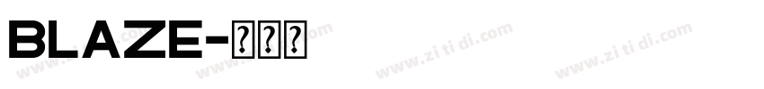 Blaze字体转换
