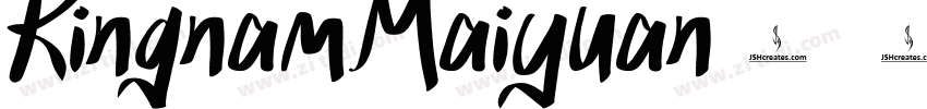 KingnamMaiyuan字体转换
