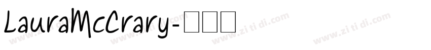 LauraMcCrary字体转换