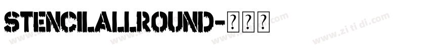 StencilAllround字体转换