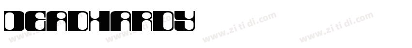 DeadHardy字体转换