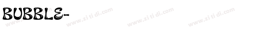 Bubble字体转换