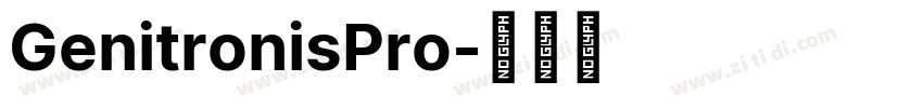 GenitronisPro字体转换