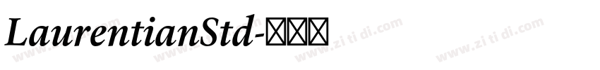 LaurentianStd字体转换