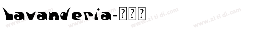 Lavanderia字体转换