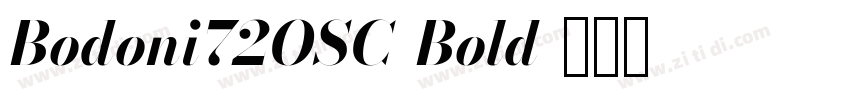 Bodoni72OSC-Bold字体转换 Bodoni72OSC-Bold字体转换