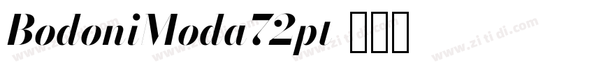 BodoniModa72pt字体转换