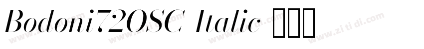 Bodoni72OSC-Italic字体转换 Bodoni72OSC-Italic字体转换