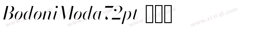 BodoniModa72pt字体转换