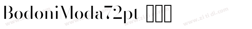 BodoniModa72pt字体转换