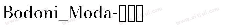 Bodoni_Moda字体转换