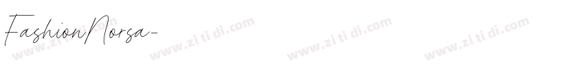 FashionNorsa字体转换