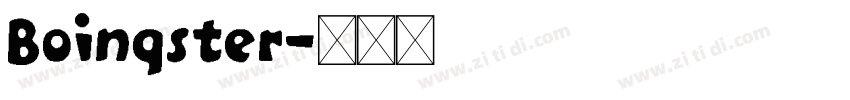 Boinqster字体转换