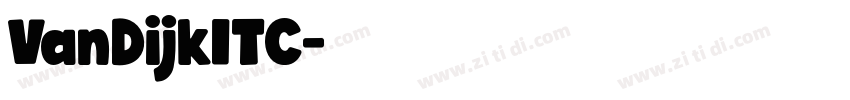 VanDijkITC字体转换