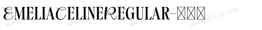 EmeliaCelineRegular字体转换 EmeliaCelineRegular字体转换