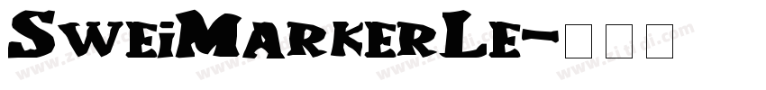SweiMarkerLe字体转换