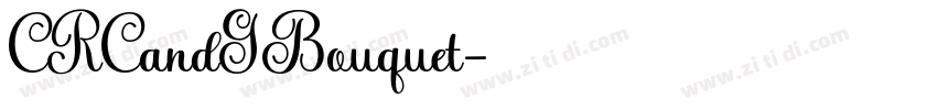 CRCandGBouquet字体转换