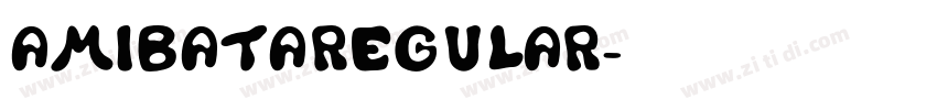 AmibataRegular字体转换