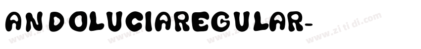 AndoluciaRegular字体转换 AndoluciaRegular字体转换