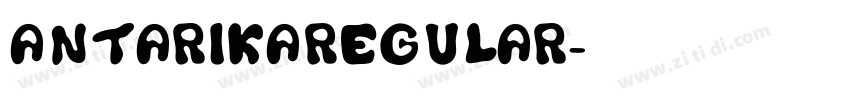 AntarikaRegular字体转换
