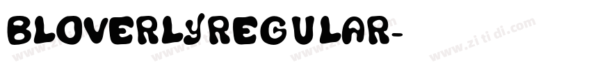 BLOVERLYRegular字体转换