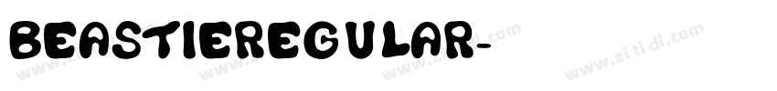 BeastieRegular字体转换