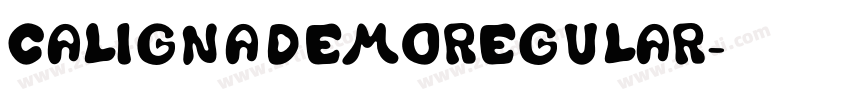 CalignaDEMORegular字体转换
