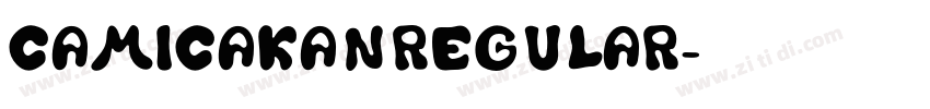 CamicakanRegular字体转换