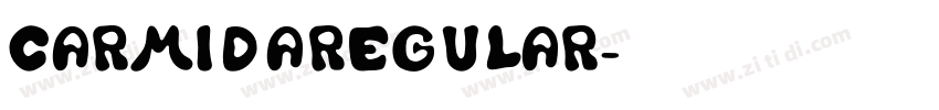 CarmidaRegular字体转换
