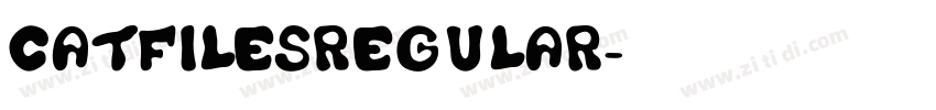 CatfilesRegular字体转换