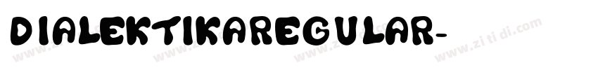 DialektikaRegular字体转换