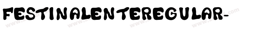 FestinaLenteRegular字体转换