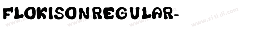 FlokisonRegular字体转换