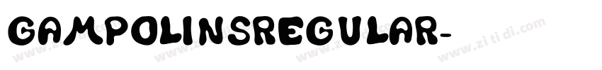 GampolinsRegular字体转换