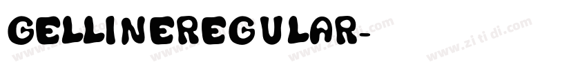 GellineRegular字体转换 GellineRegular字体转换