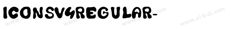 IconsV4Regular字体转换 IconsV4Regular字体转换