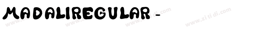 MadaliRegular◆字体转换