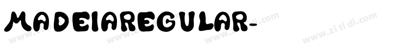 MadeiaRegular字体转换 MadeiaRegular字体转换