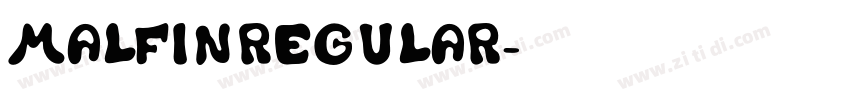 MalfinRegular字体转换