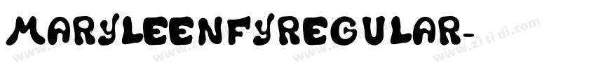 MaryleenFYRegular字体转换