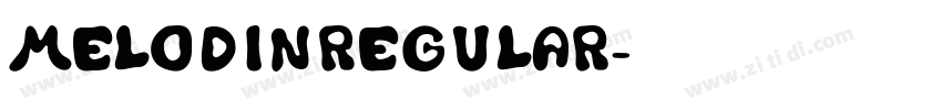 MelodinRegular字体转换
