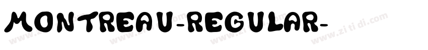Montreau-Regular字体转换