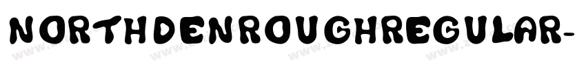 NORTHDENROUGHRegular字体转换