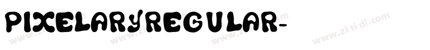 PixelaryRegular字体转换