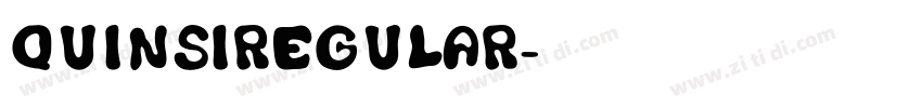 QuinsiRegular字体转换 QuinsiRegular字体转换