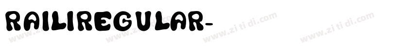 RAILIRegular字体转换