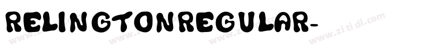 RelingtonRegular字体转换