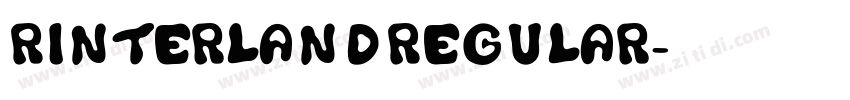 RinterlandRegular字体转换