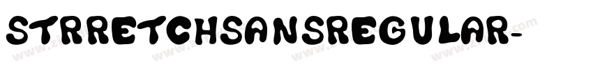 STRRETCHSANSRegular字体转换